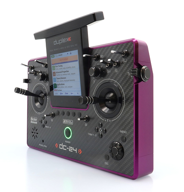 Vysílač Duplex DC-24II Carbon Line Purple elox Rev.2