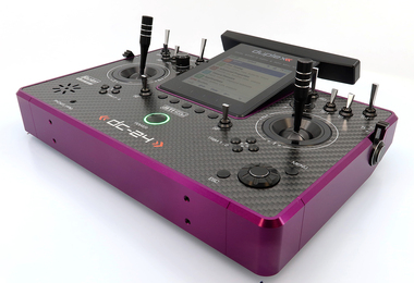 Vysílač Duplex DC-24II Carbon Line Purple elox Rev.2
