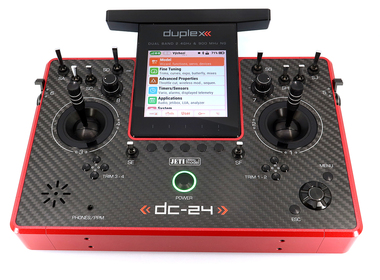 Vysílač Duplex DC-24II Carbon Line Rubínová lakovaná Rev.2